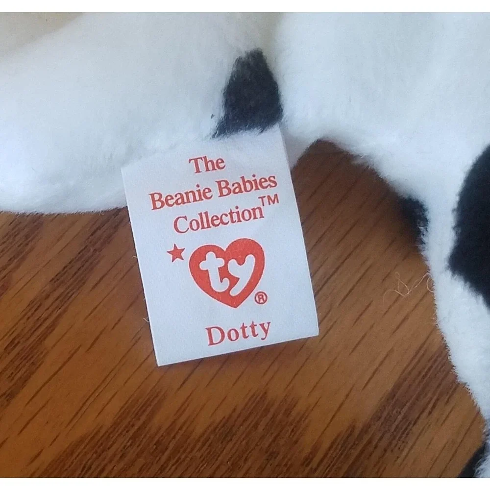Ty Beanie Babies - Dotty the Dog Style 4100 (1996)